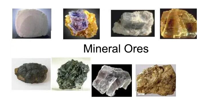 mineral ores