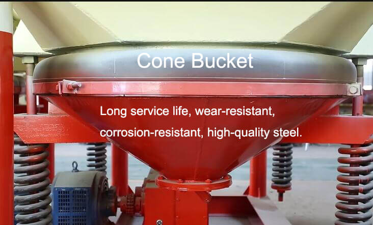 jig separator-Cone Bucket