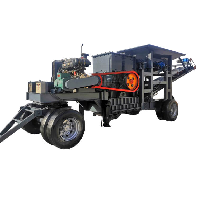 Mobile Tire Sand-making Machine