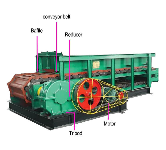 Heavy-Duty Apron Plate Feeders Structure