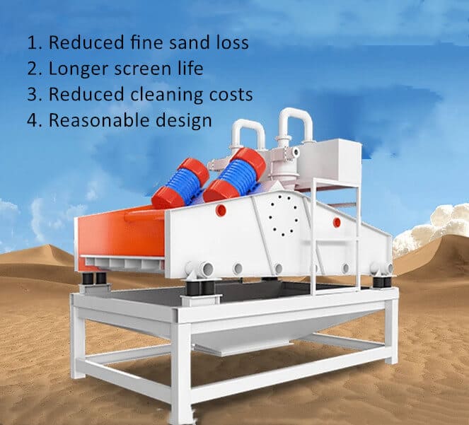 Fine Sand Recycling Equipment features